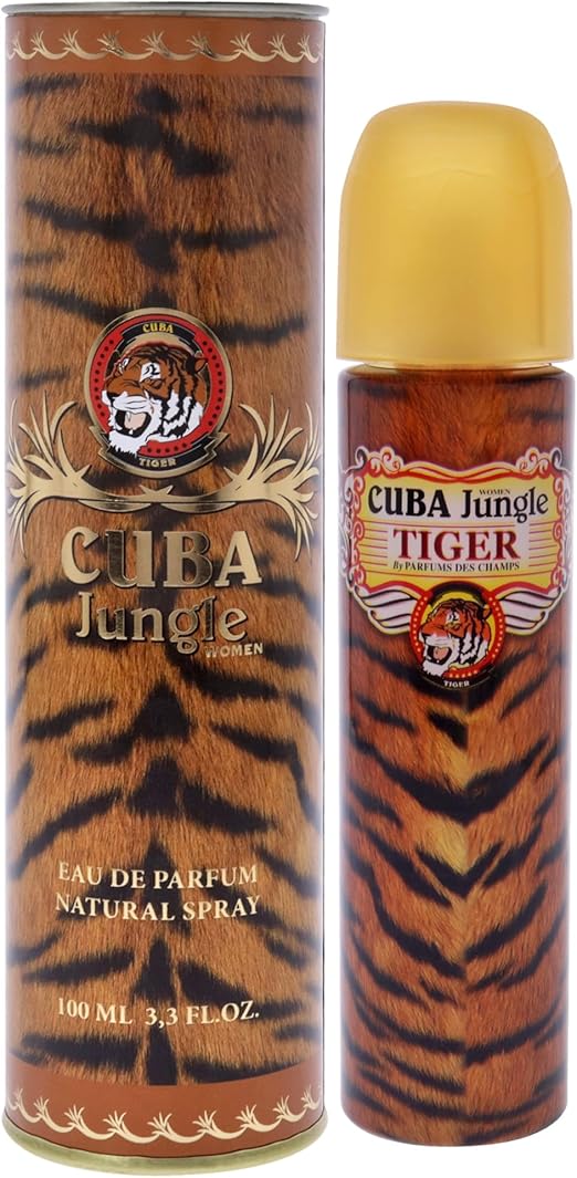 Fragancia Cuba Jungle Tiger Eau de Parfum 100ML para dama