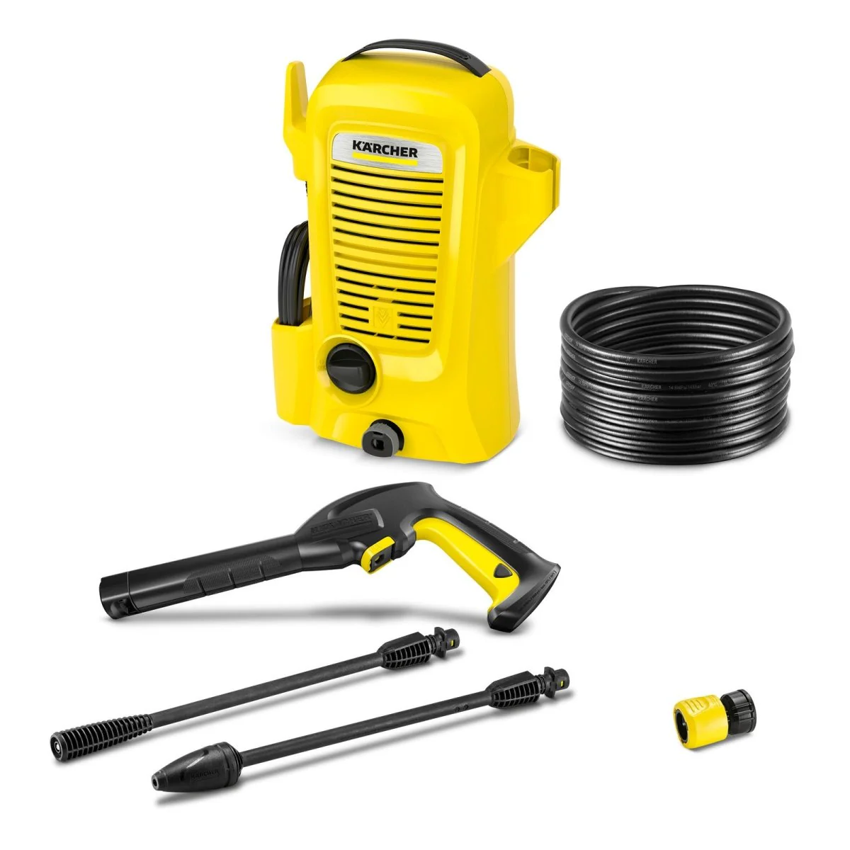 HIDROLAVADORA COLOR AMARILLO MARCA KARCHER