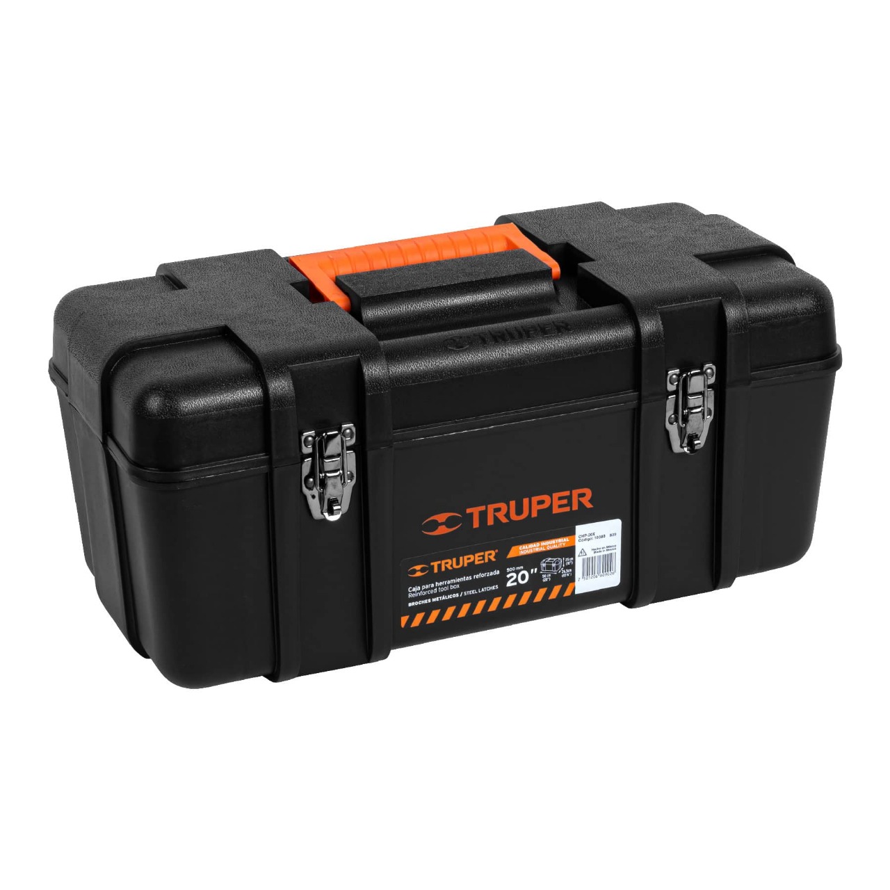 CHP-20X	Caja para herramienta 20' industrial, broches metálicos