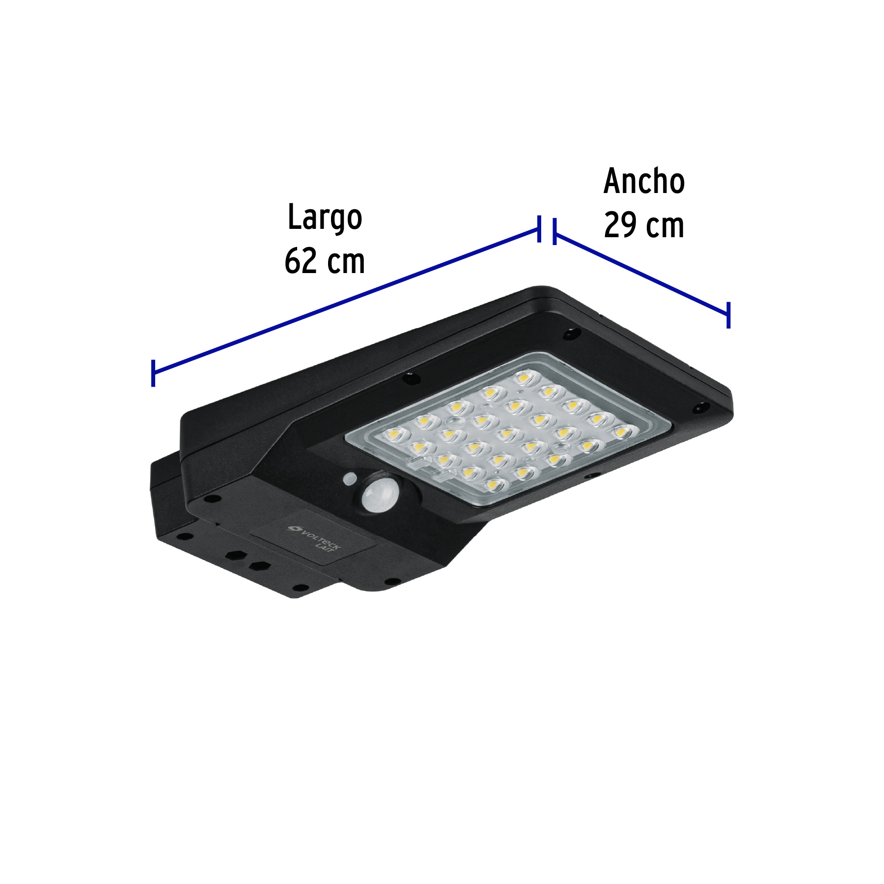 Luminario Suburbano LED 4W con Panel Solar Modelo SUB-900L Marca VOLTECK