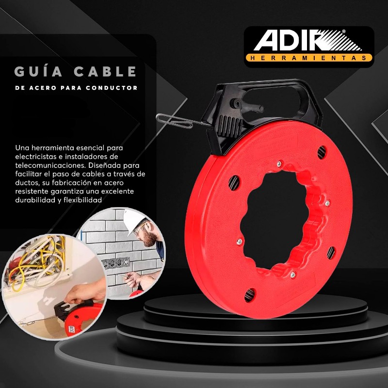 Guía de cable 15 Mts 1488 ADIR