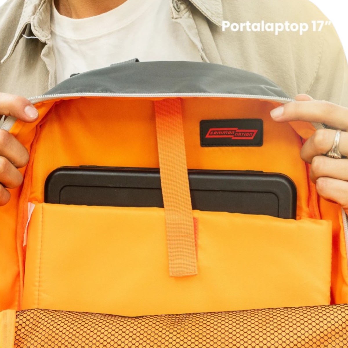 Mochila Grande Naruto Shippuden Naranja Yadatex NTS081-BP468A