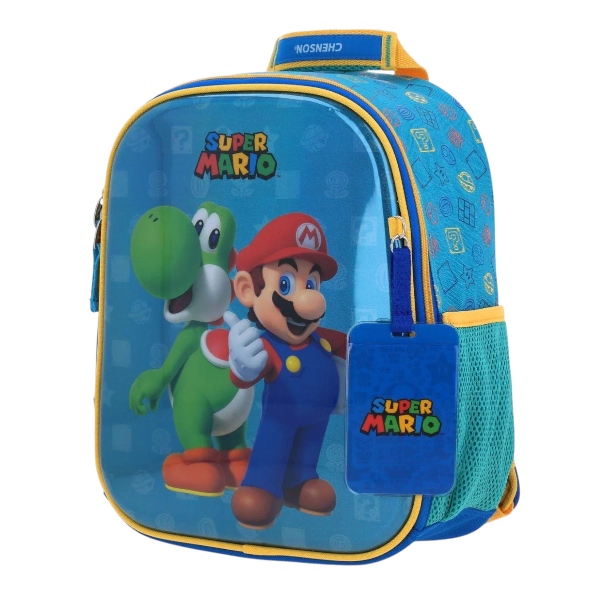 Mochila Chica Preescolar Kinder Chenson Mario Bros Yoshi Shiyo MB66589-9