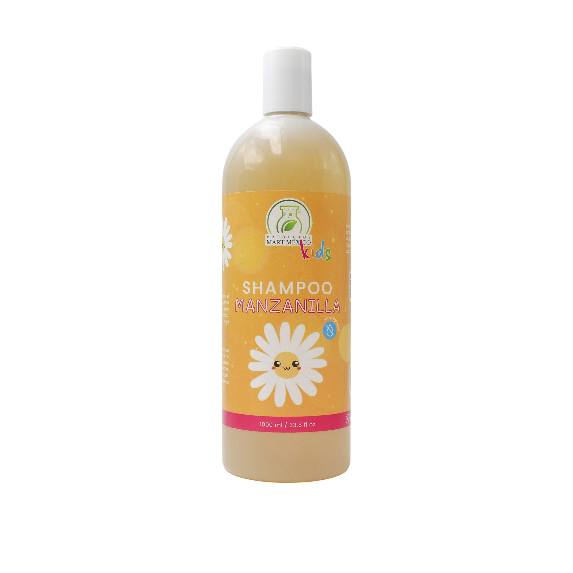 Shampoo Capilar De Manzanilla Cero Lágrimas Hidratante 1 Litro