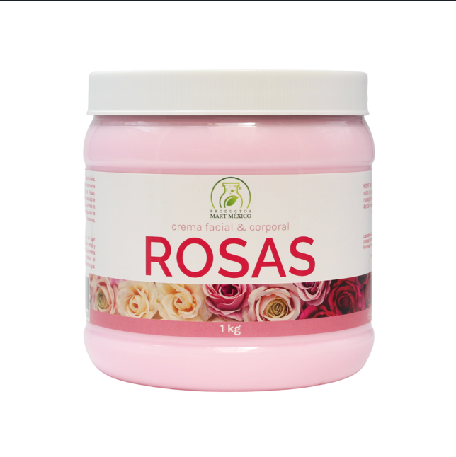 Crema De Rosas Corporal & Facial Relajante 1 Kilo