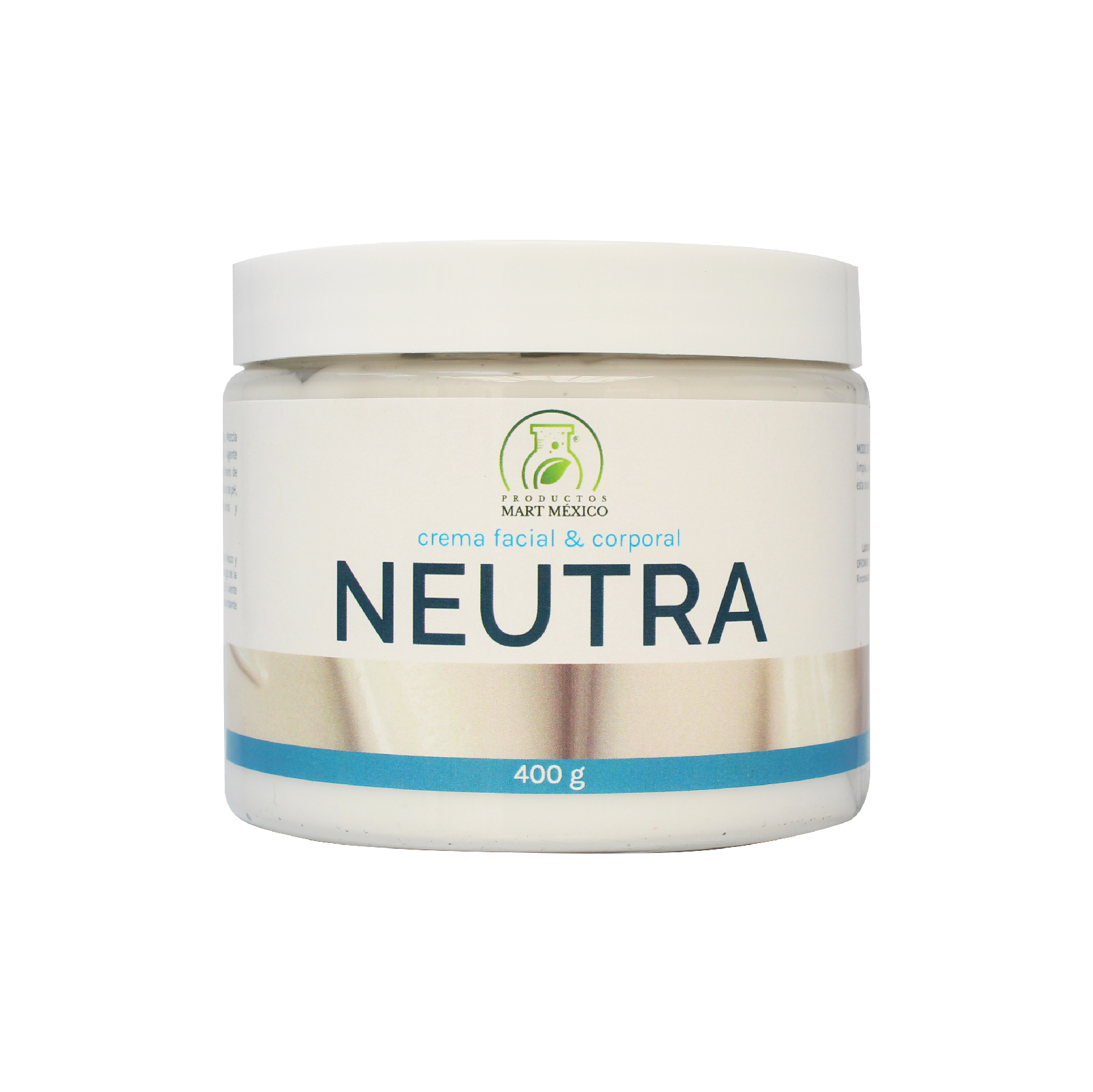 Crema Neutra Sin Aroma Corporal & Facial Suavizante 400grs