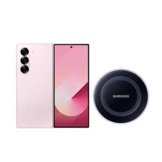 Samsung Galaxy Z Fold 6 color Rosa 512GB Almacenamiento, equipo Nuevo abierto + Cargador Magnético de regalo 