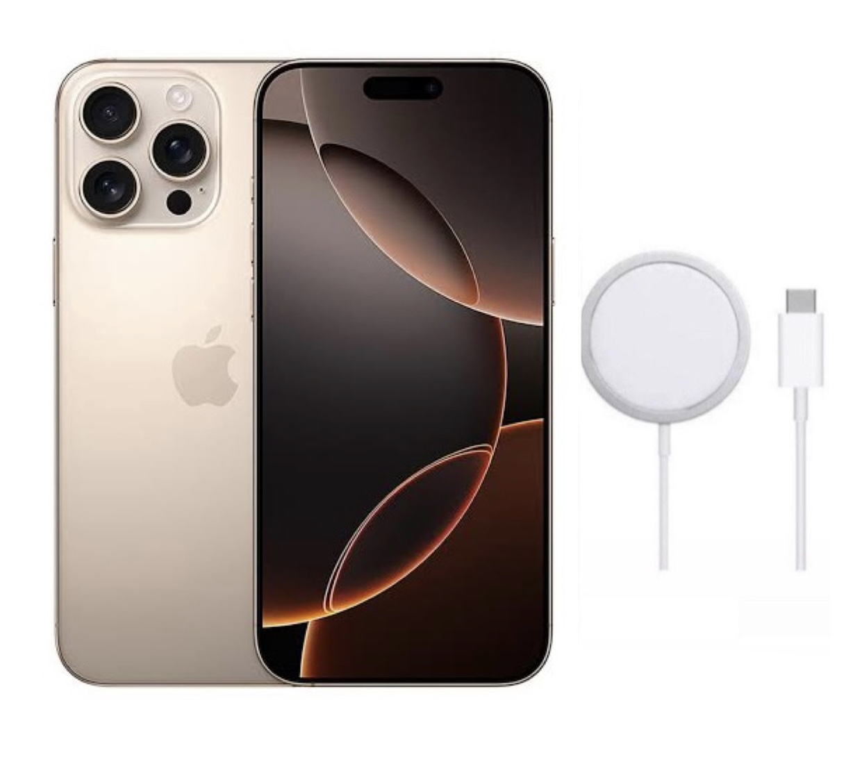IPhone 16 PRO MAX DORADO 256 GB Nuevo Sellado Libre de Fabrica+ CARGADOR MAGNETICO 