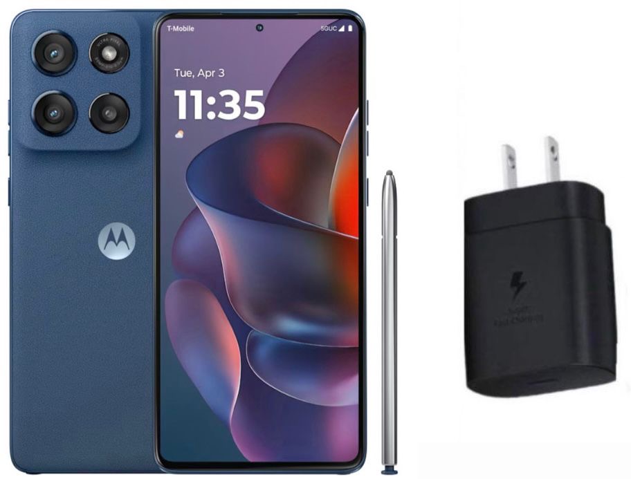 Motorola G Staylus 2025 AZUL 128 GB NUEVO 8 RAM+CUBO C DE REGALO 