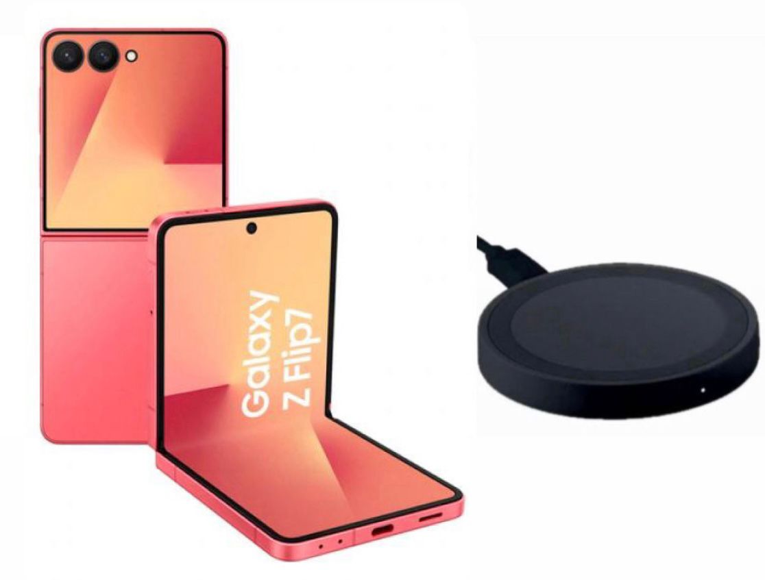 Galaxy Z Flip 7 Coral Red 256 GB NUEVO Libre de Fabrica + CARGADOR MAGNETICO 