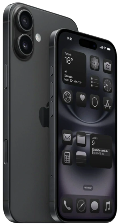 IPhone 16 Plus Negro 128 GB Nuevo Libre De Fabrica + Pila Portátil 