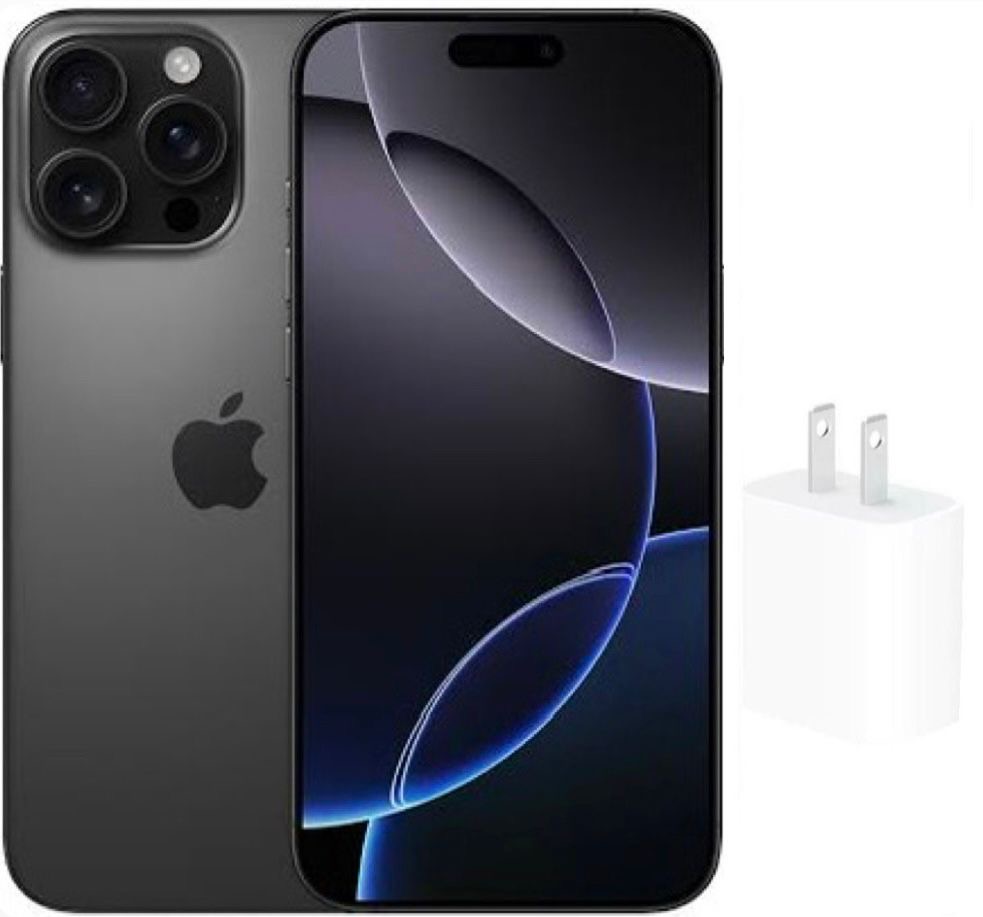 IPhone 16 Pro Max Negro 512 GB Reacondicionado + CUBO C 