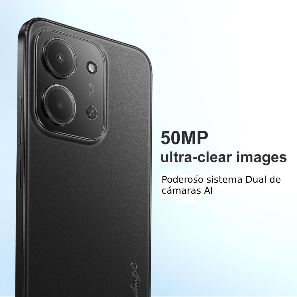 Celular Xiaomi Redmi 15C 128 GB + 4GB RAM | Batería 6000mAh | Cámara 50MP | 6.9" 120Hz | Desbloqueado