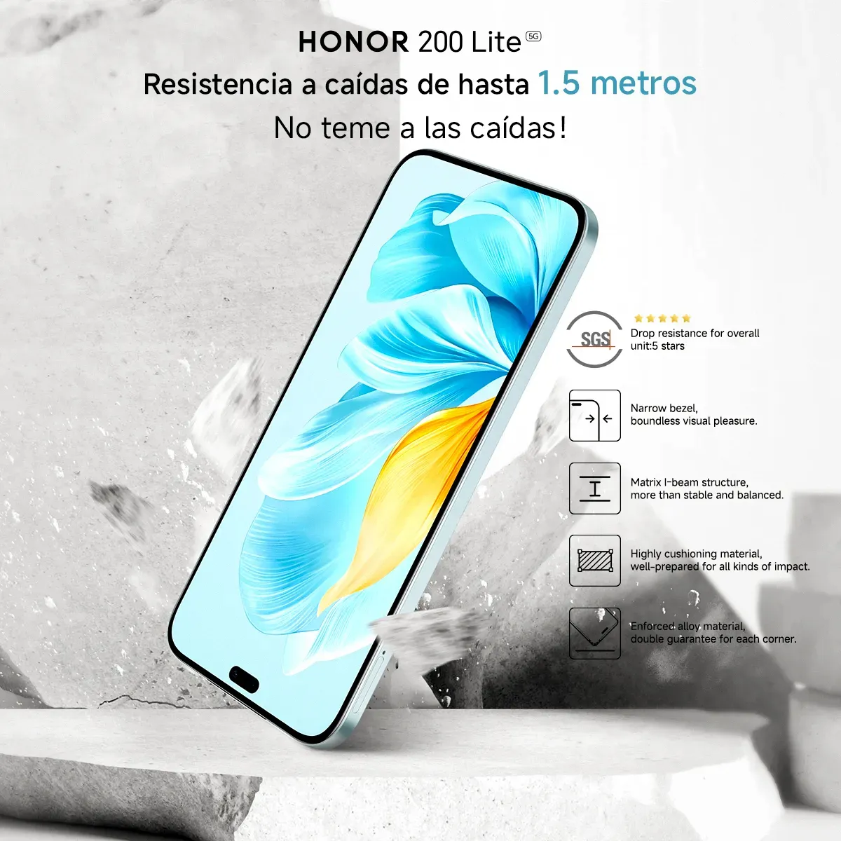Honor 200 Lite 8/256gb Cyan 5G (Dual SIM)