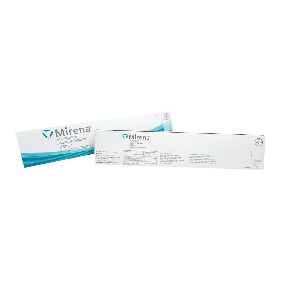 Dispositivo intrauterino DIU hormonal MIRENA