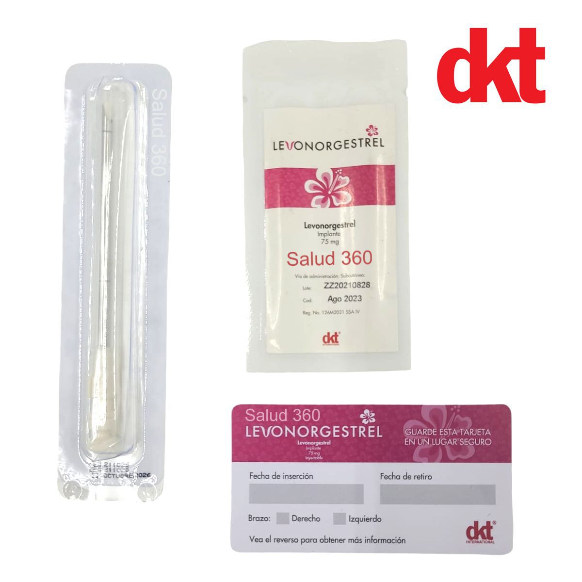 Implante subdermico doble varilla DKT