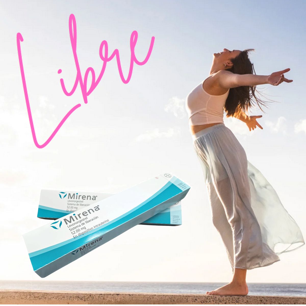 Dispositivo intrauterino DIU hormonal MIRENA