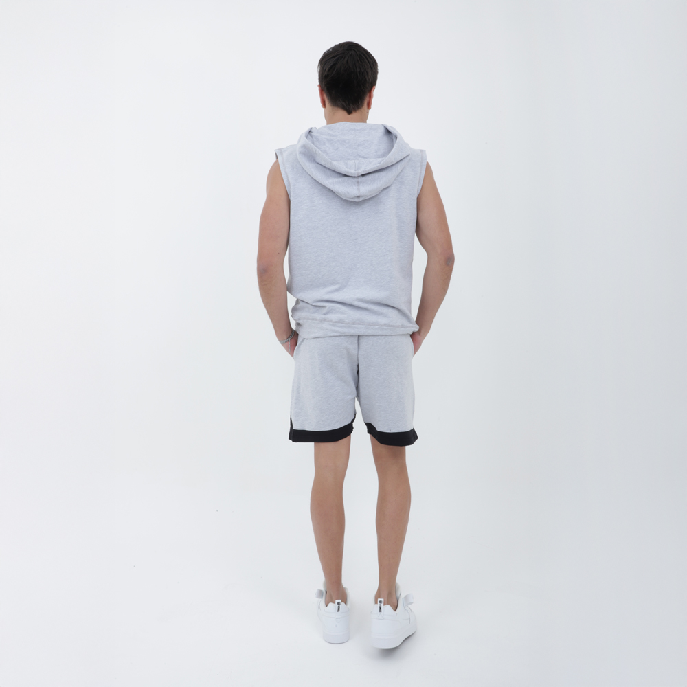 Conjunto Sudadera y Short Hombre K-Swiss Crew Color Gris