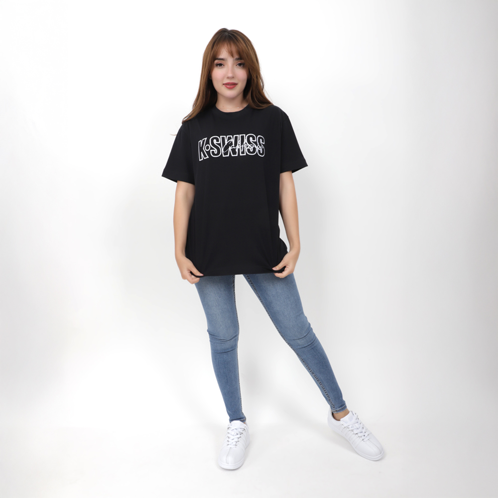 Playera K-Swiss  HEPBURN Para Mujer Color Negro