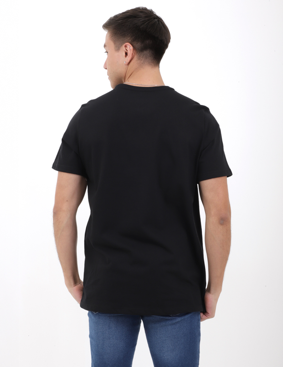 Playera K-Swiss PEANUTS EMIRI Para Hombre Color Negro