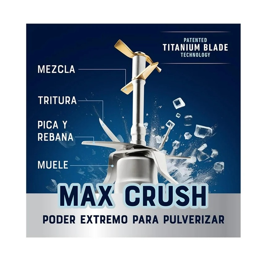 Licuadora Oster Profesional XTREME MIX con iBLEND y MAX CRUSH Vaso de Vidrio