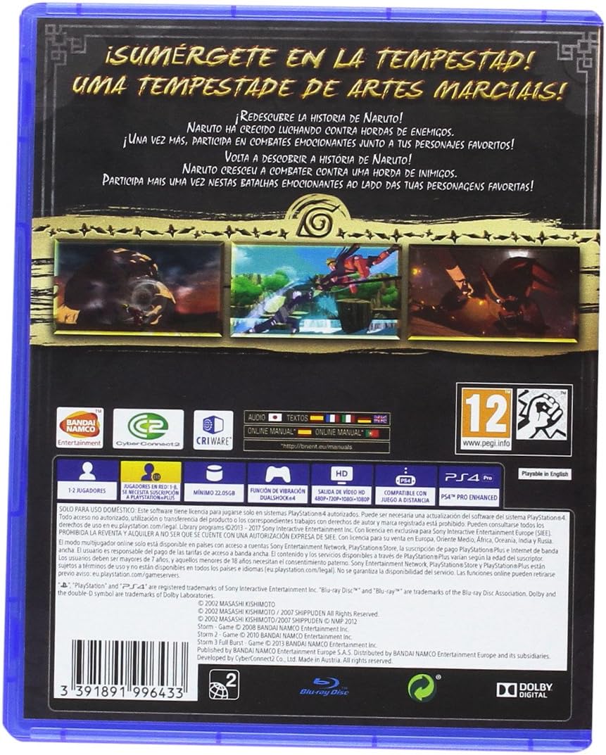 NARUTO SHIPPUDEN ULTIMATE NINJA STORM TRILOGY  PARA PS4