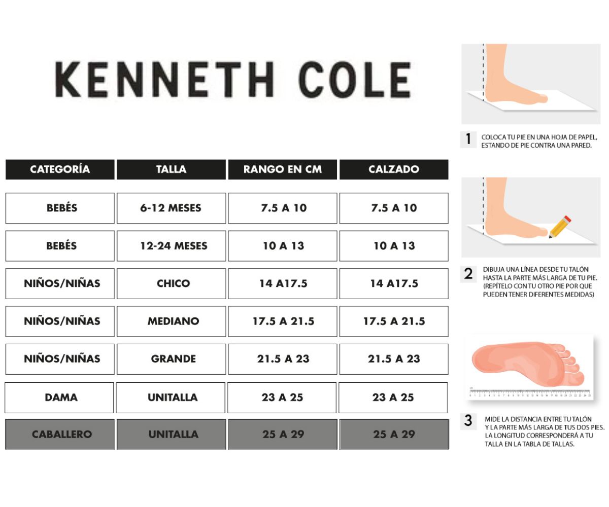 5 Pares Calceta para Hombre Kenneth Cole