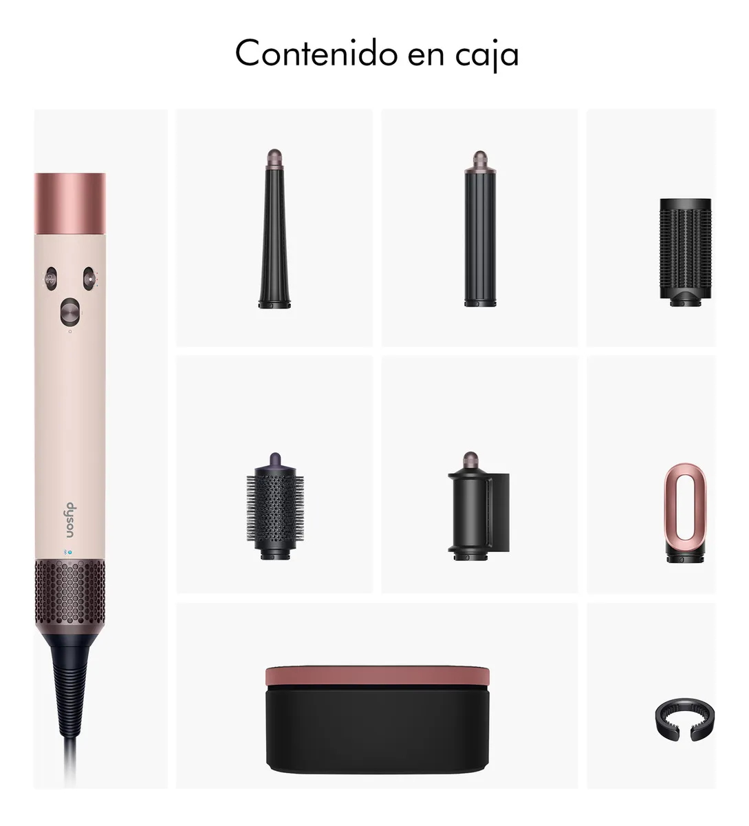 Dyson Airwrap i.d.™ Multi-Styler and Dryer Straight+Wavy in Ceramic Pink and Rose Gold