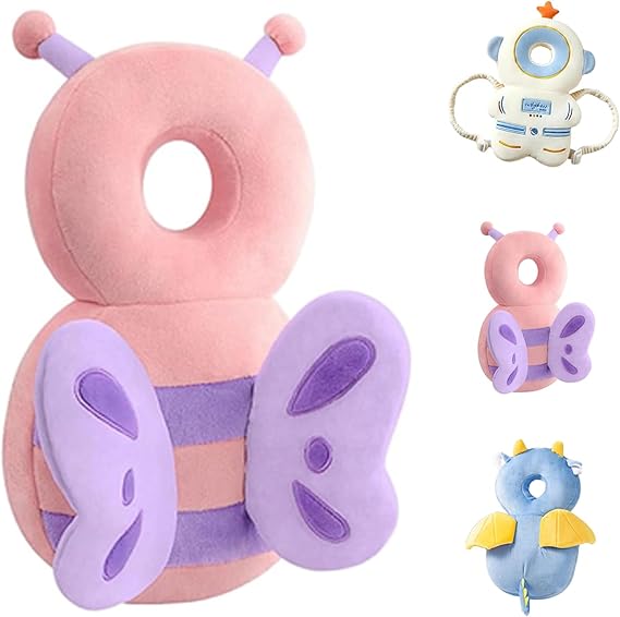 Mochila Protectora de Cabeza de Niño,Protector de Cabeza para Niño Ajustable, Almohada protectora para caidas