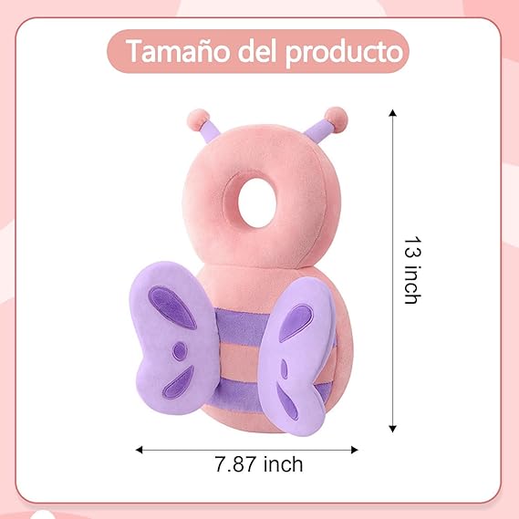 Mochila Protectora de Cabeza de Niño,Protector de Cabeza para Niño Ajustable, Almohada protectora para caidas