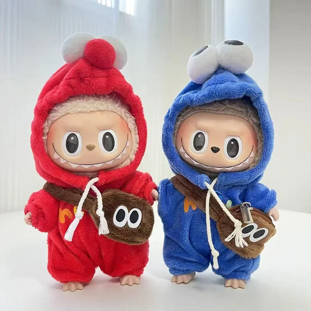 Ropa para Muñeco Labubu Pijamas, SET 3 OUTFITS Vestimenta para Peluche de Coleccion, No incluye Figura.