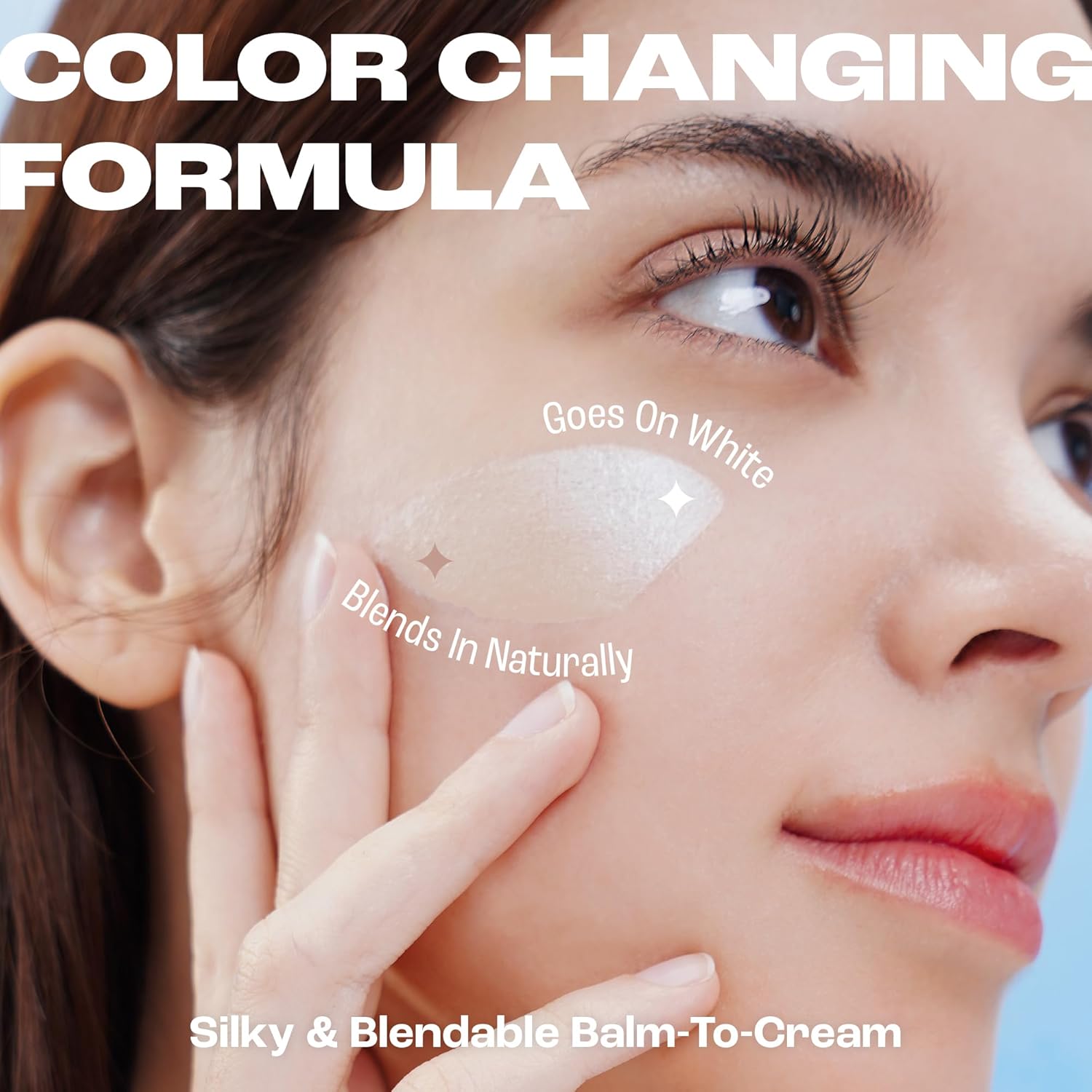 ELROEL Base de Maquillaje Coreana que cambia de Color con Cepillo , Cobertura completa a media (202 Natural, 0.45 onzas)