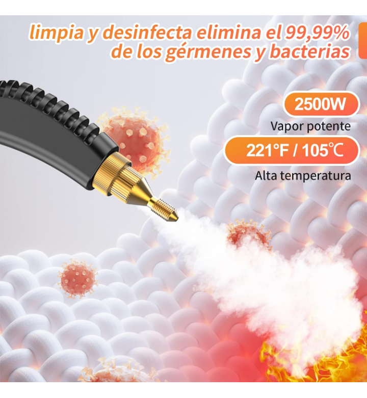 Máquina lavadora a vapor de alta presión y temperatura 
