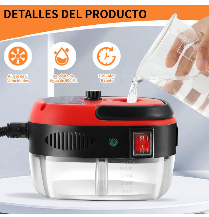Máquina lavadora a vapor de alta presión y temperatura 