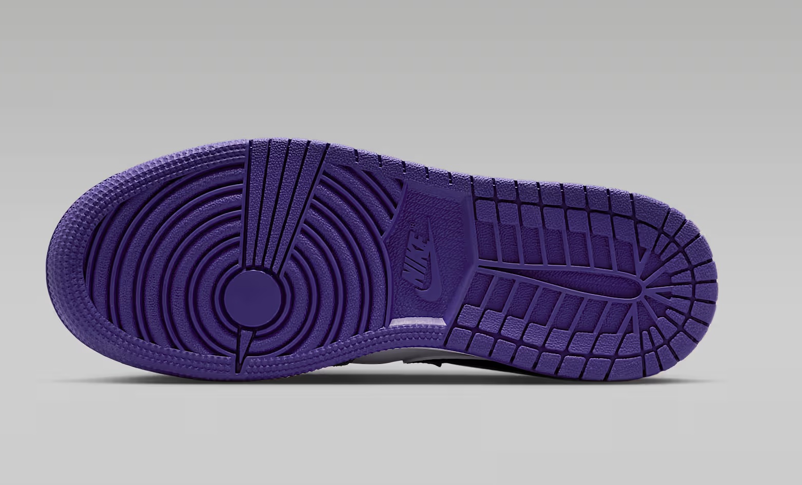 Tenis Air Jordan 1 Mid Blanco/morado Mujer Tallas #23 al #25
