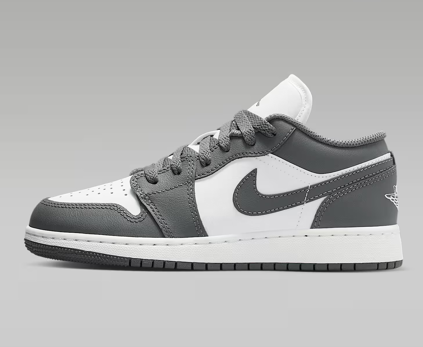 Tenis Air Jordan 1 Low Gris/blanco Mujer Tallas #22.5 al #25