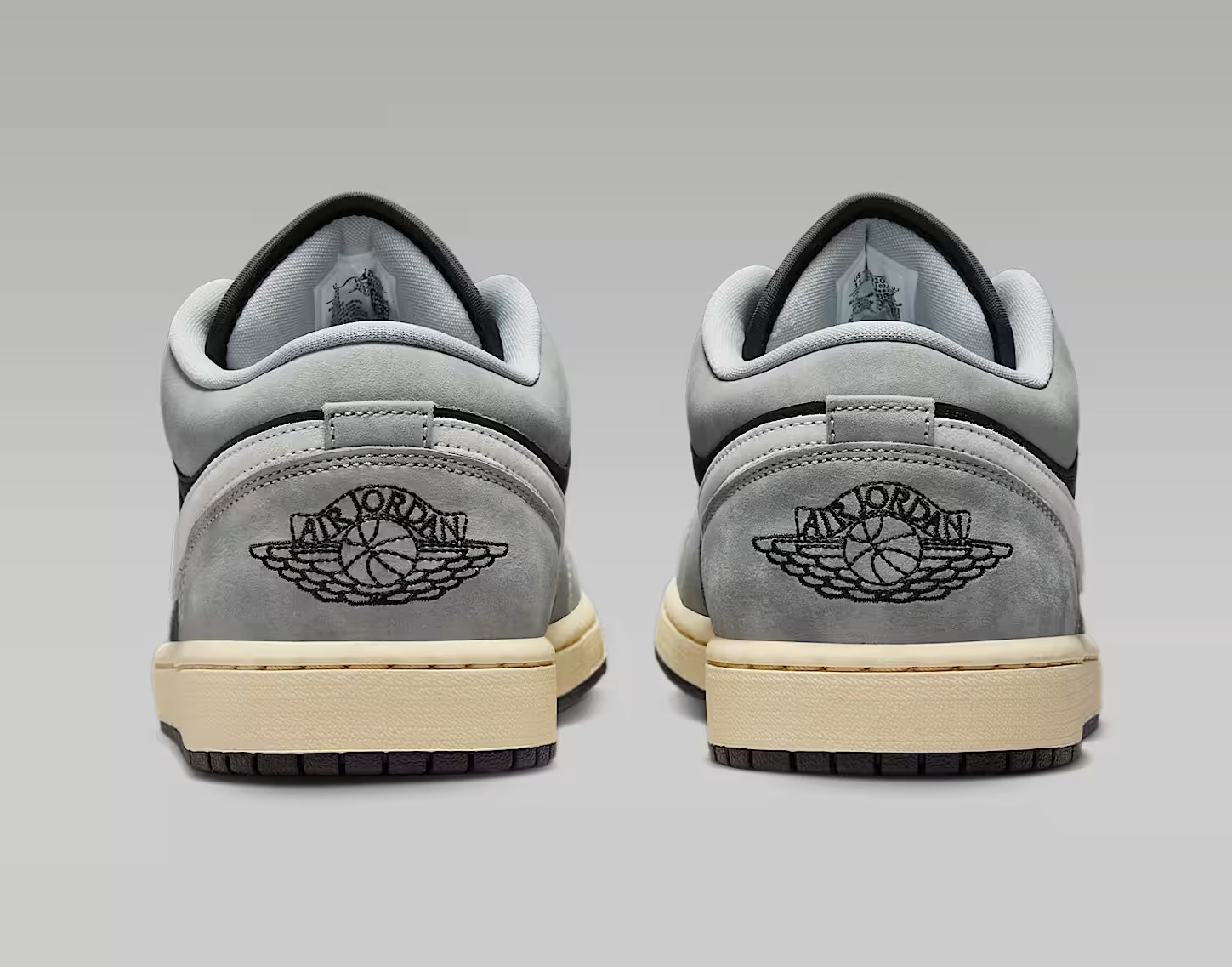 Tenis Air Jordan 1 Low SE Gris/negro Hombre Tallas #25 al #30