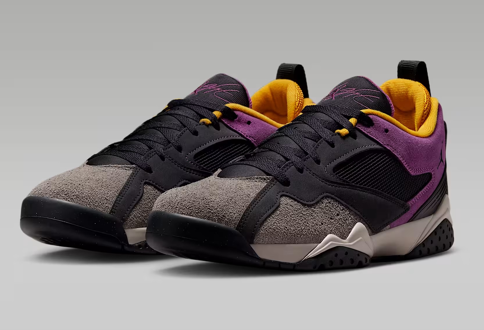 Tenis Air Jordan MVP 92 Gris/negro/violeta Hombre Tallas #26 al #28