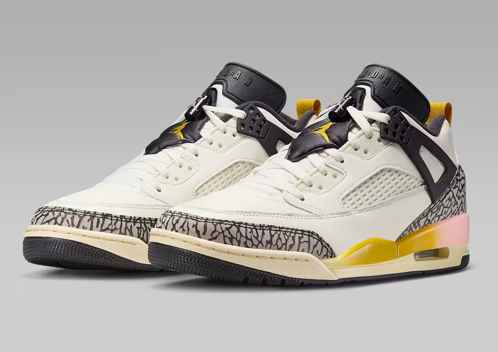 Tenis Jordan Spizike Low Blanco/gris Hombre Tallas #25 al #29