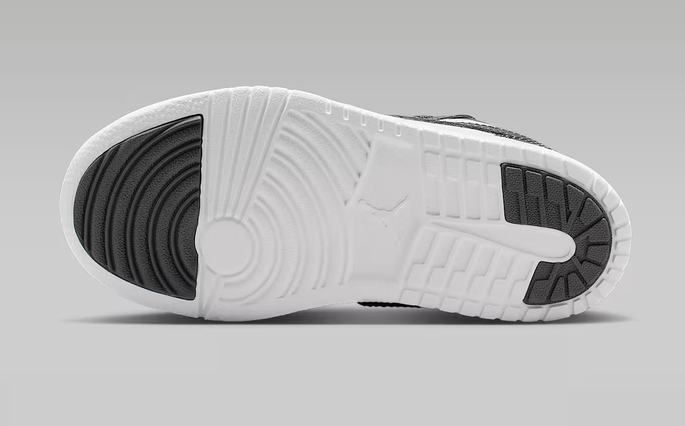 Tenis Jordan 1 Low Alt Gris/blanco Niños Tallas #19 al #21