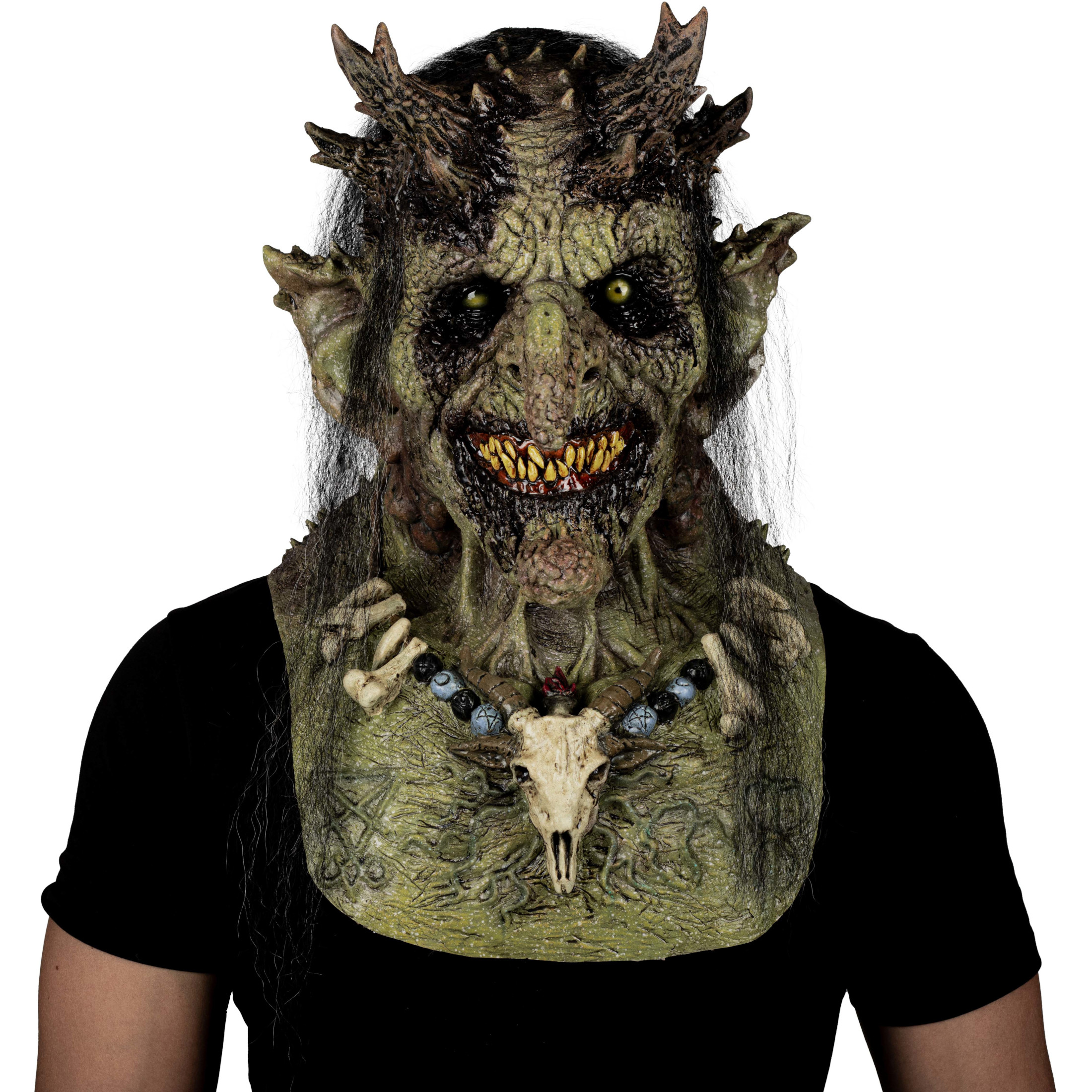 Máscara Bruja del Infierno Priestess of Hell Realista | Halloween y Cosplay  Unitalla Adulto