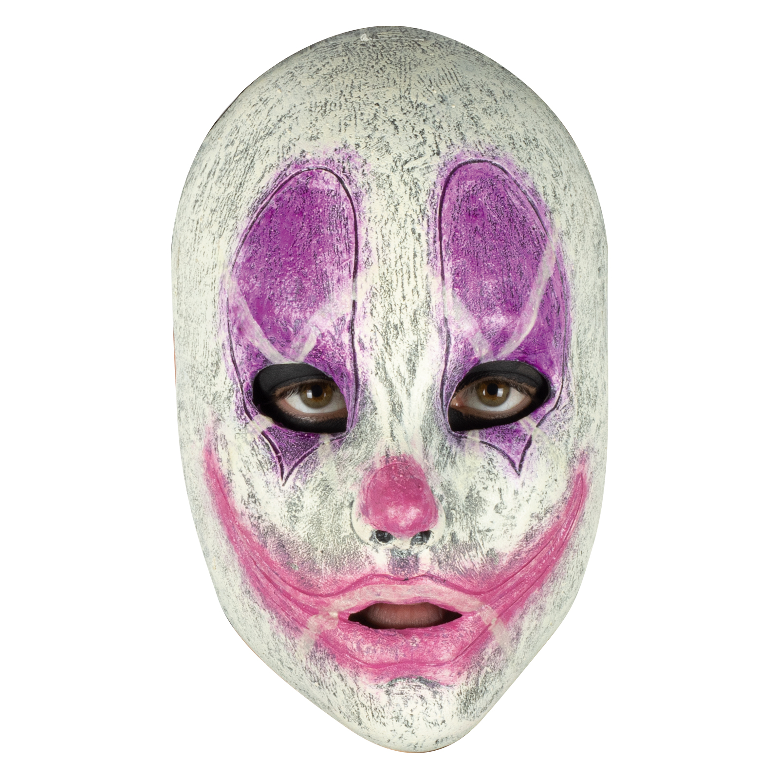 Máscara De Payaso Rebel Pink efecto Neon Ghoulish Productions Disfraz Halloween