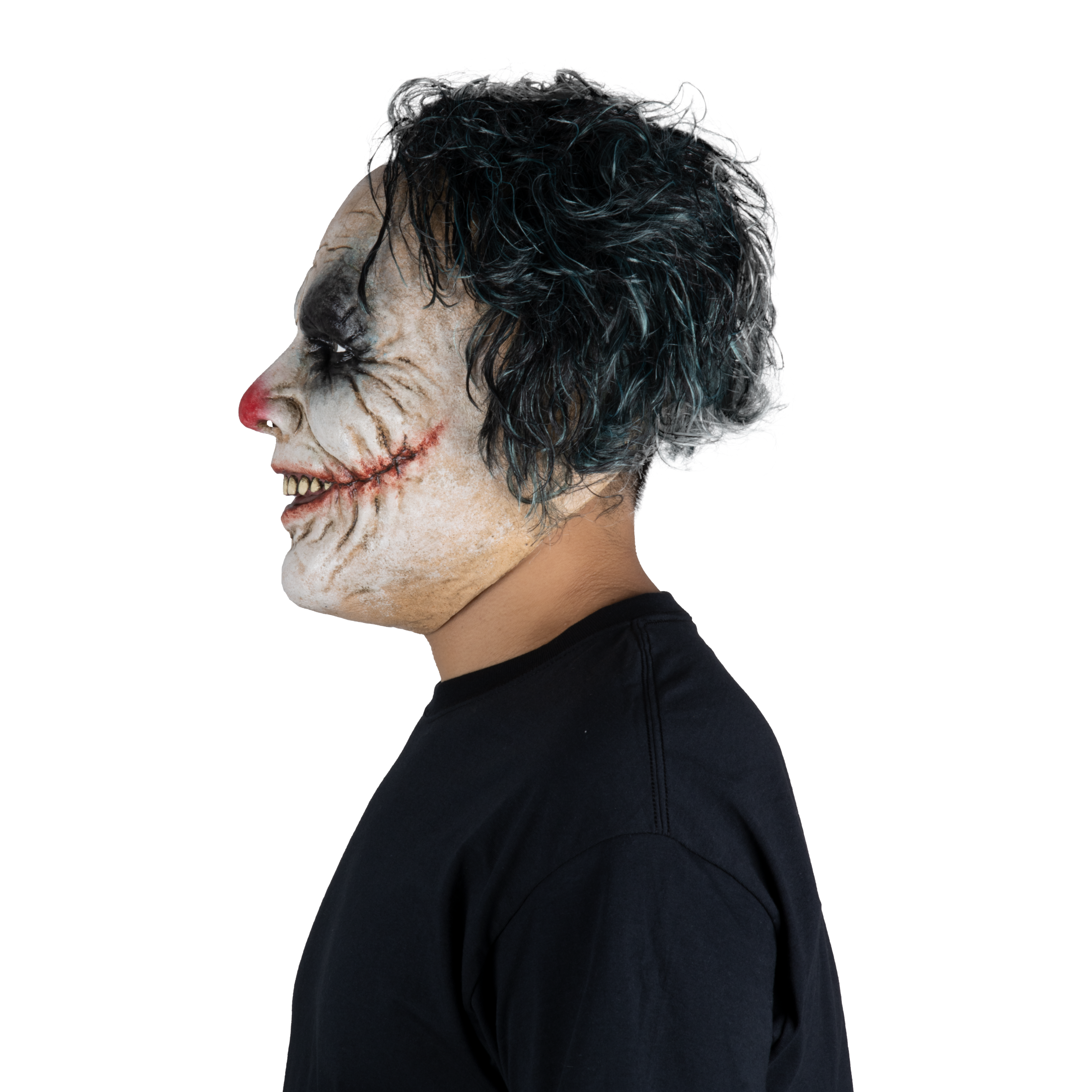Mascara De Lnatic Clown Ghoulish Productions Jocker Clasico, Disfraz De Payaso Lunatico Jocker.