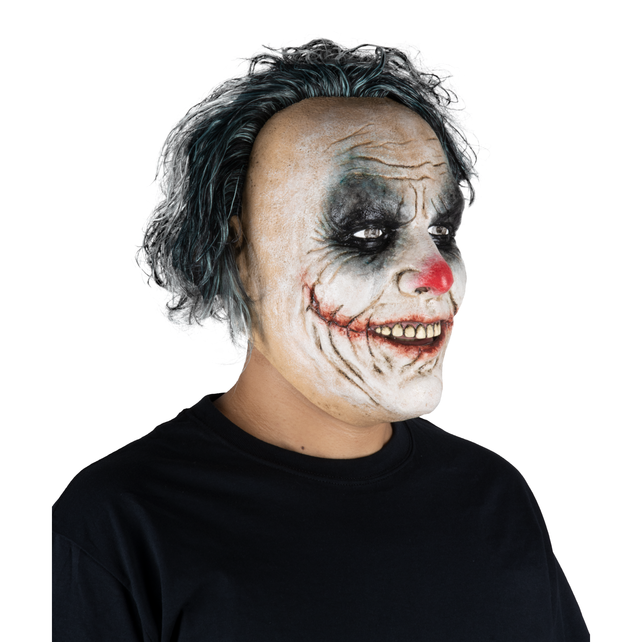 Mascara De Lnatic Clown Ghoulish Productions Jocker Clasico, Disfraz De Payaso Lunatico Jocker.