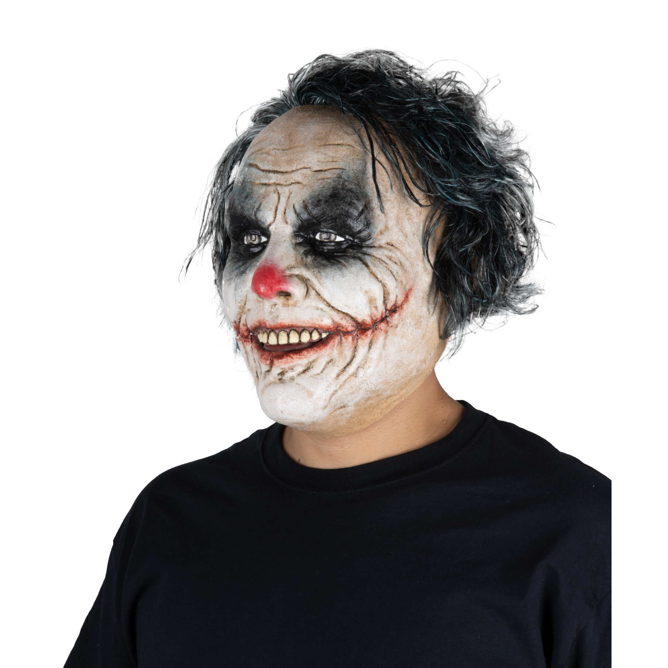 Mascara De Lnatic Clown Ghoulish Productions Jocker Clasico, Disfraz De Payaso Lunatico Jocker.