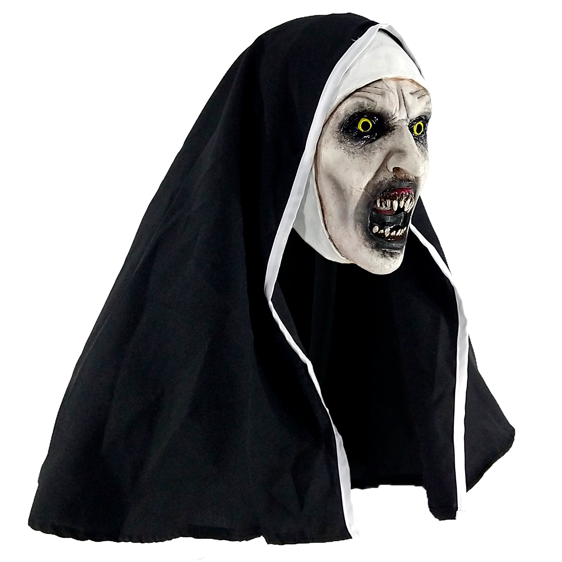 Máscara La Monja – The Nun – Licencia Oficial Warner Bros – Terror de la Saga El Conjuro - Disfraz Halloween