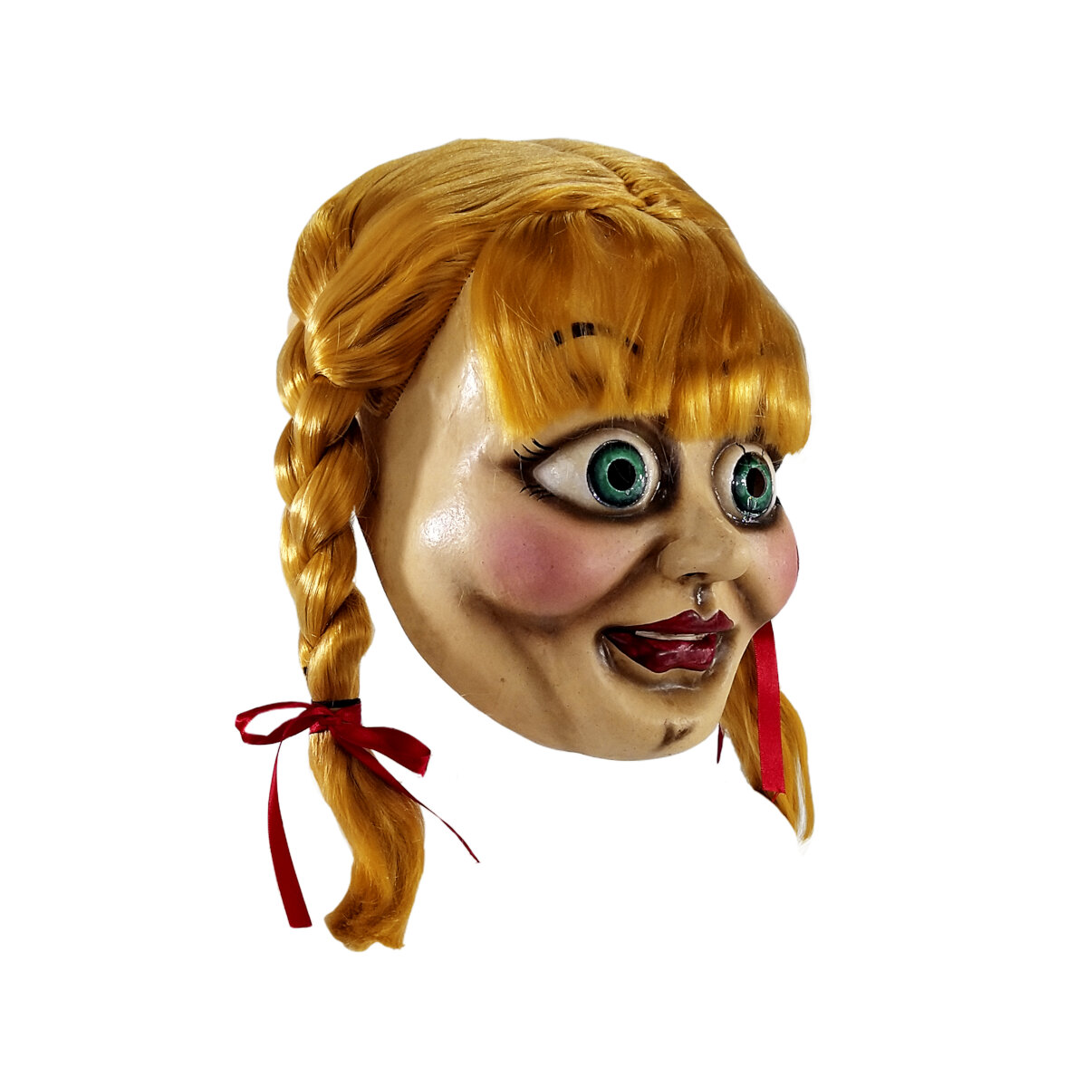 Máscara De Annabelle Licencia Oficial Warner Bros – El Conjuro, Disfraz Halloween.