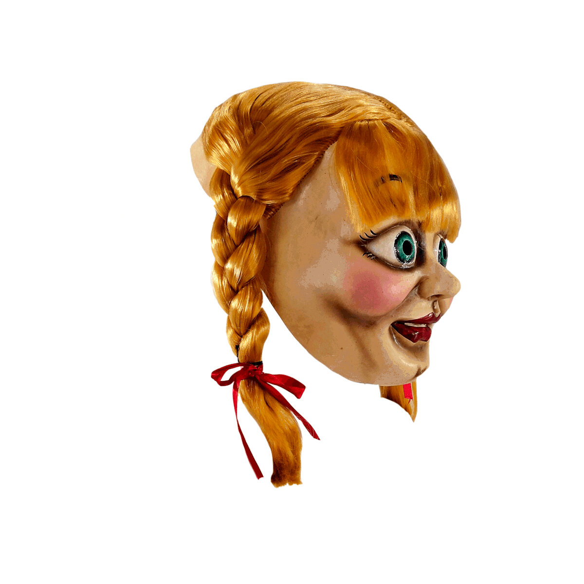 Máscara De Annabelle Licencia Oficial Warner Bros – El Conjuro, Disfraz Halloween.