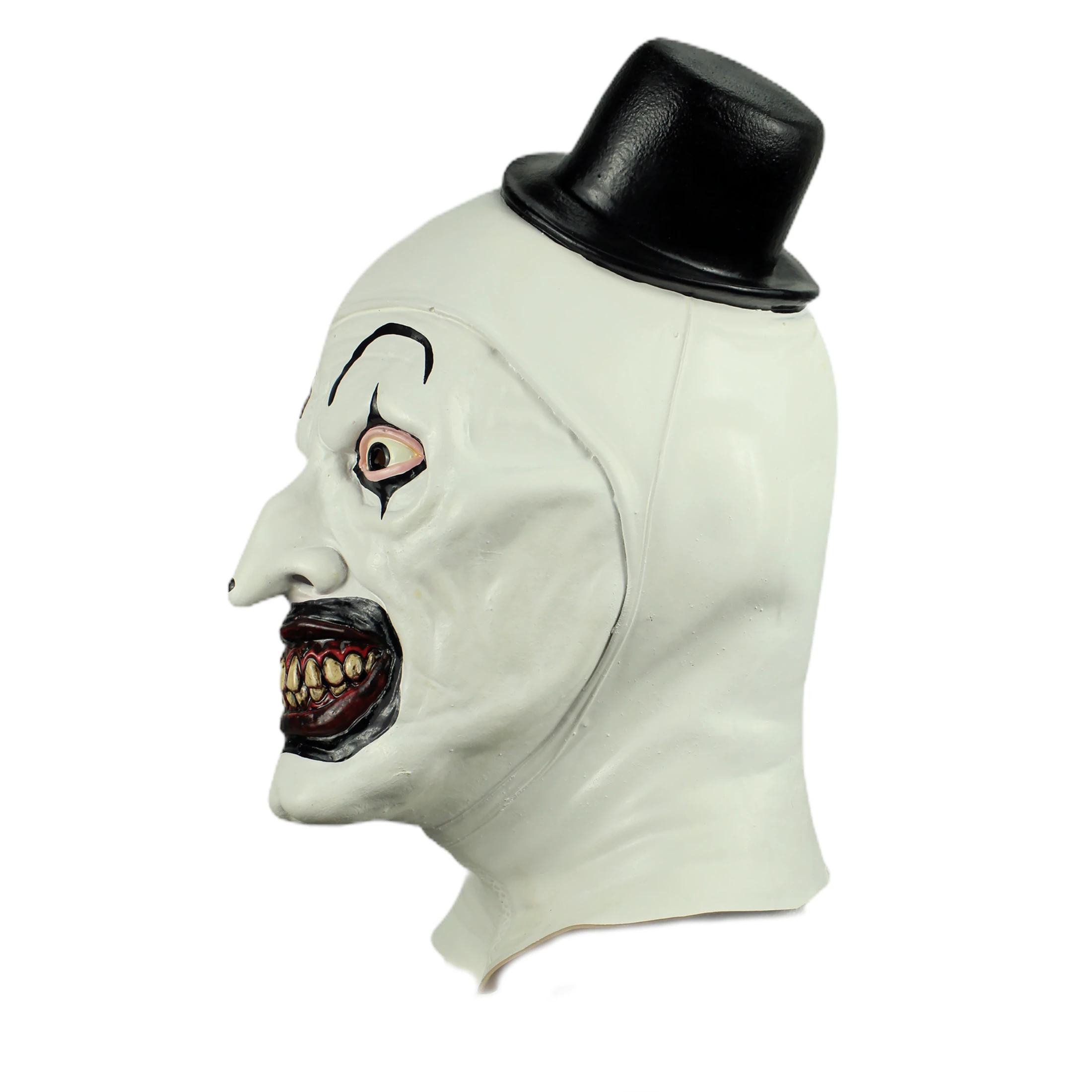  Máscara de Payaso Asesino Art The Clown – Licencia Oficial Terrifier – Terror Puro en Halloween Disfraz