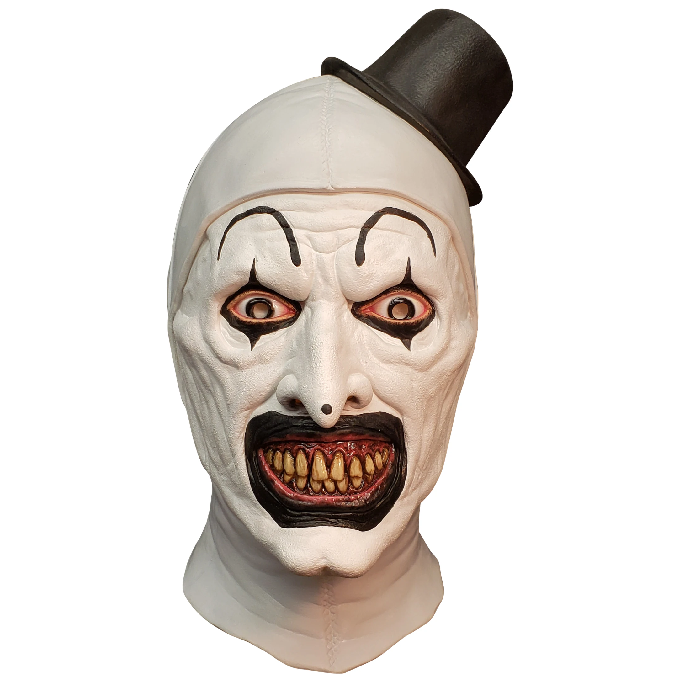  Máscara de Payaso Asesino Art The Clown – Licencia Oficial Terrifier – Terror Puro en Halloween Disfraz